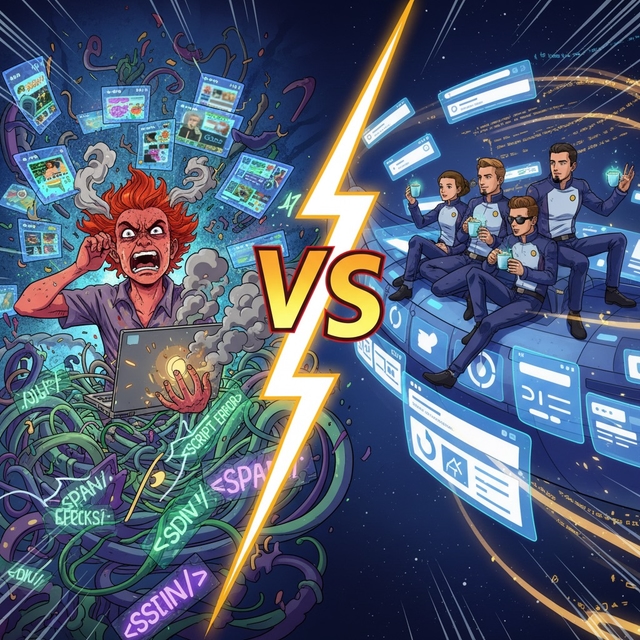 DIY website vs agency build comparison